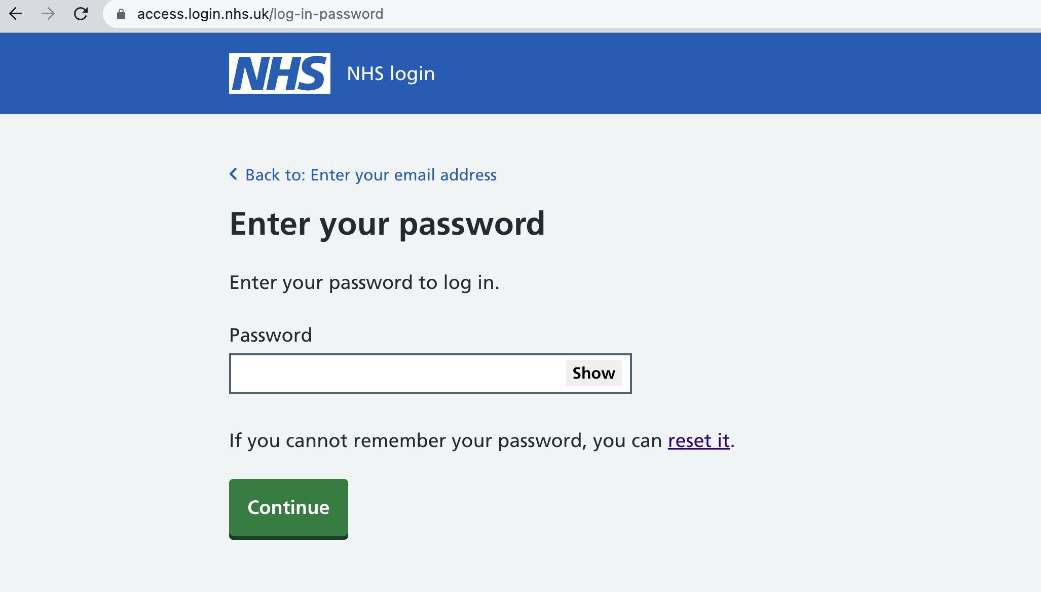 How to log in with NHS login